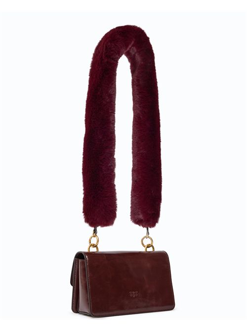 Borsa a tracolla Mini Love Bag One Light in pelle lucida con doppia tracolla PINKO | 107676A3LP/W34Q
